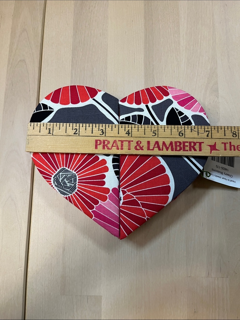 NWT - Vera Bradley Heart to Heart Jewelry Case in Cherry Blossoms 14635-170 - Picture 12 of 14